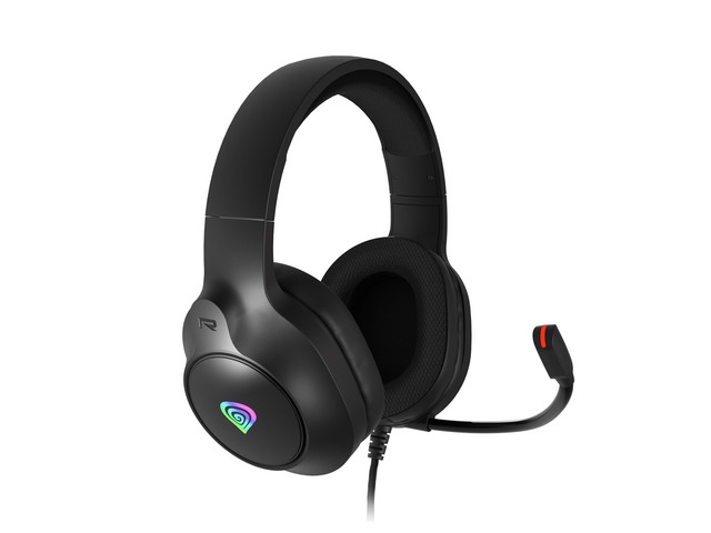 Genesis Headset Neon 213 With Microphone RGB Illumination Black
