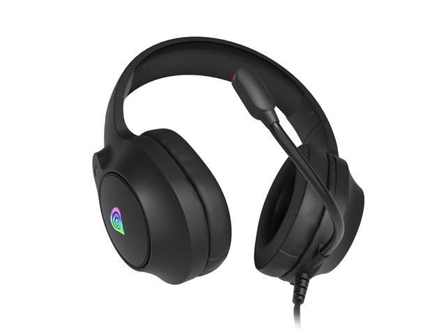 Genesis Headset Neon 213 With Microphone RGB Illumination Black