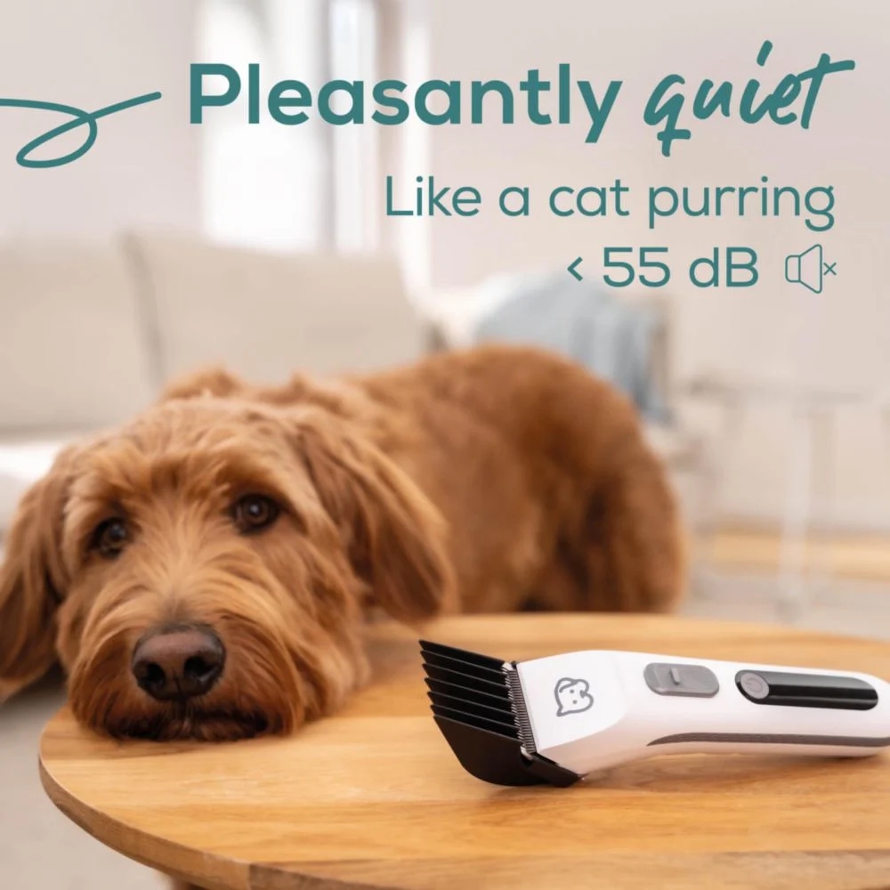 Beurer PP 110 Fluffy Professional grooming for dogs and cats;individually adjustable cutting lengths and extra-long battery life;Quiet motor;Wide stainless steel blade