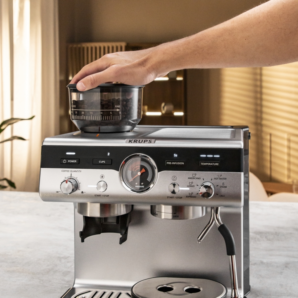 Krups XP801T10 Esp Pump+Grinder Precision