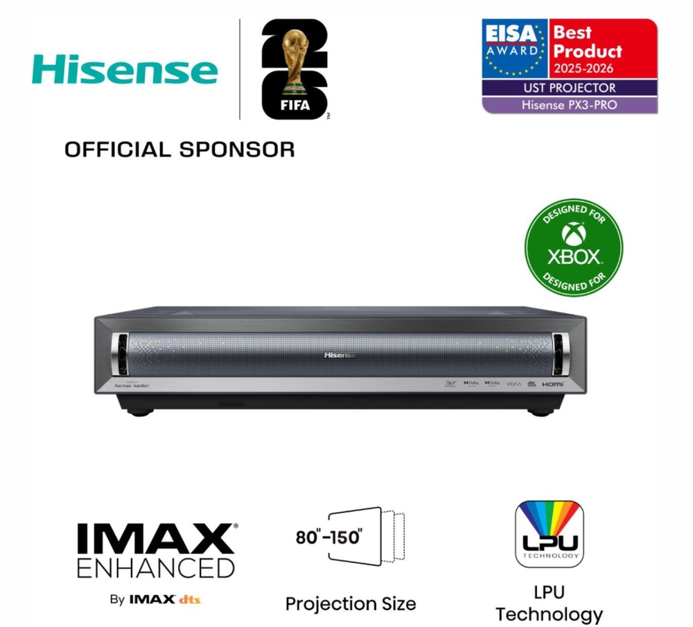 Hisense projector PX3-PRO Home Cinema