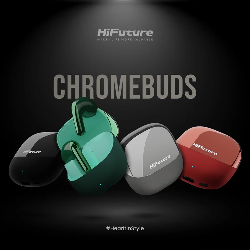 HiFuture ChromeBuds Titanium