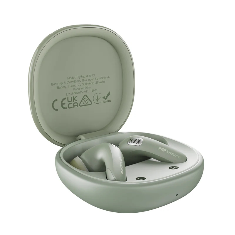 HiFuture FlyBuds 4 AI Matcha Green