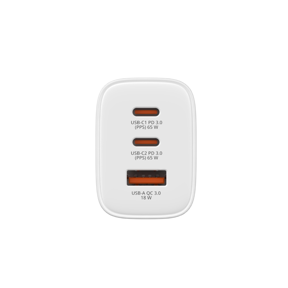 Verbatim Essentials GaN Charger 65W EU plug White