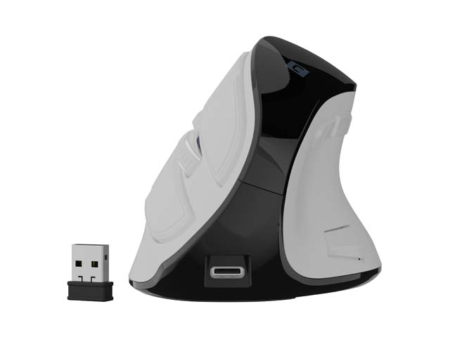 Natec Euphonie Vertical Mouse PRO Wireless BT 5.0