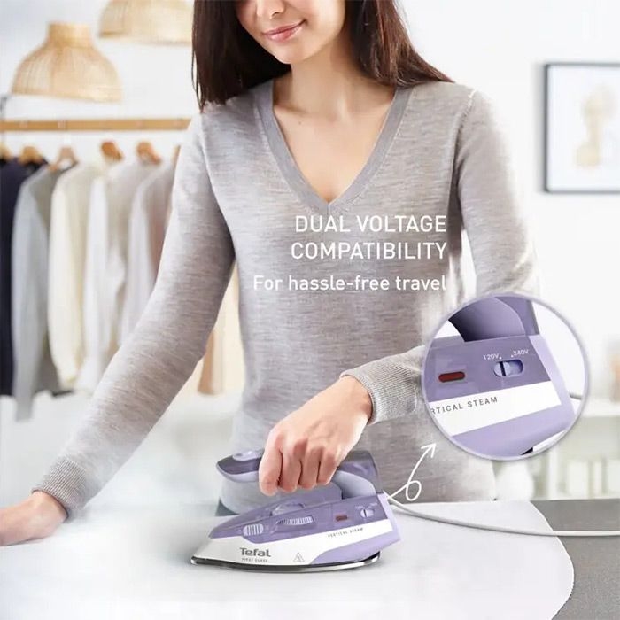 Tefal DB1612E0 travel iron first class wht lil