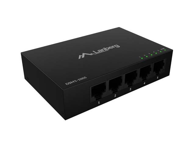 Lanberg switch DSM1-1005 5-port