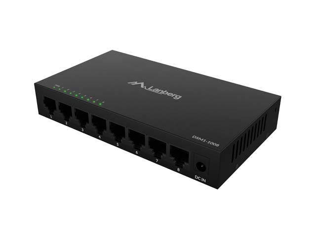 Lanberg switch DSM1-1008 8-port