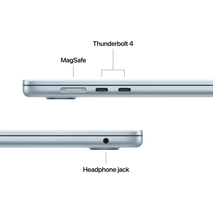 Apple MacBook Air 15.3: Apple M5 chip with 10-core CPU and 10-core GPU