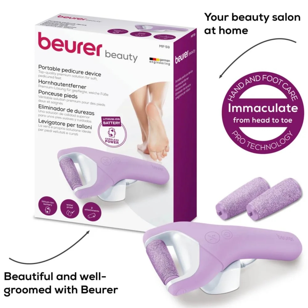 Beurer MP 59 Hornhautentferner Wet & Dry / Callus remover Wet & Dry