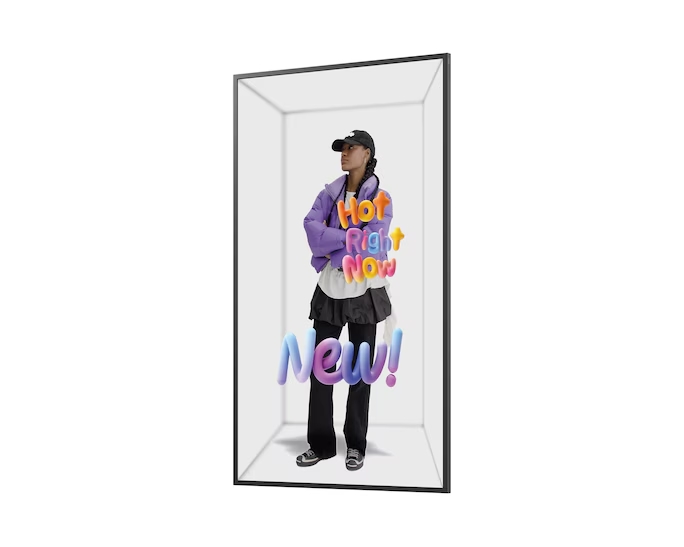 Samsung LFD SM85HX-P 85" Spatial Signage Virtual 3D 24/7 500nit 3840x2160 UHD Black