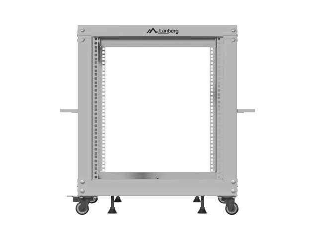 Lanberg open rack 19" 12U 600x600-1100 adjustable