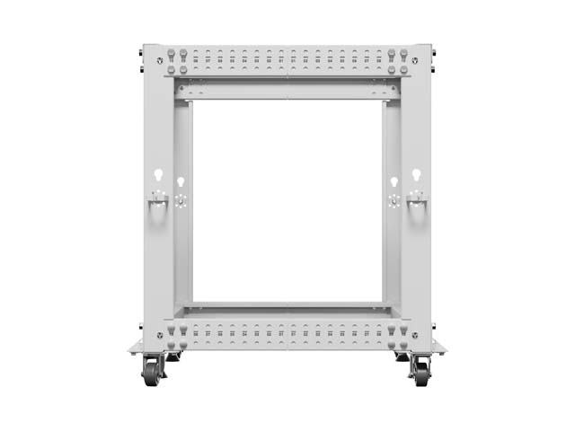 Lanberg open rack 19" 12U 600x600-1100 adjustable