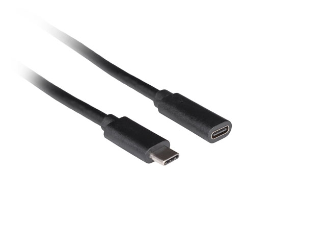 Lanberg USB-C M/F 3.1 cable 0.5m