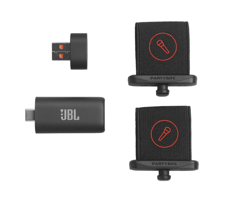 JBL EASYSING MICS Two wireless AI-powered microphones with real-time vocal removal