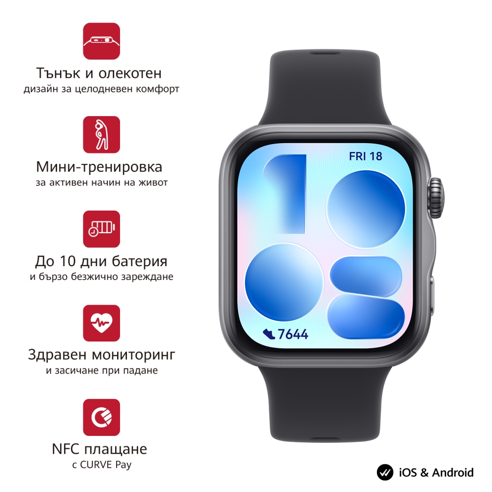 Huawei Watch Fit 5 Niki-B19F Black