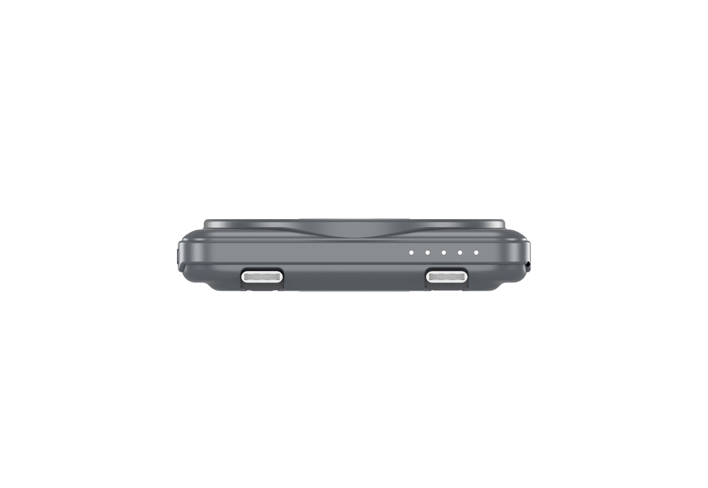 Verbatim Charge 'n' Go 2C Power Bank Magnetic Wireless 5000mAh with 2 USB-C Cables & Stand Grey
