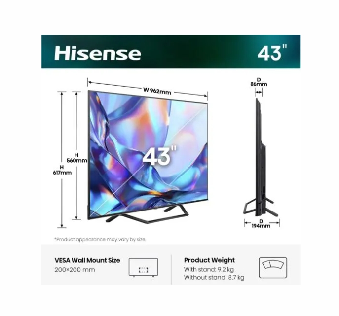 Hisense 43" A7S