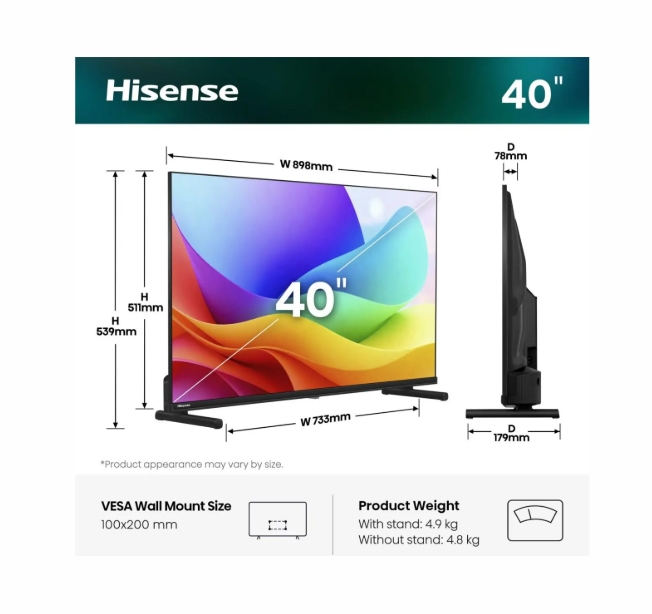 Hisense 40" A5S