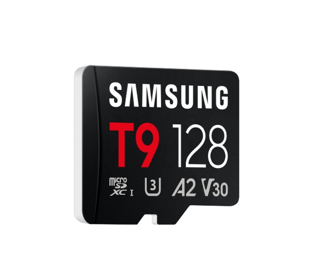 Samsung 128GB micro SD Card T9 UHS-I Read 200MB/s - Write 130MB/s Class 10 U3 V30 A2