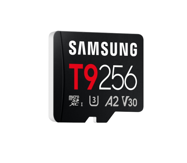 Samsung 256GB micro SD Card T9 UHS-I Read 200MB/s - Write 130MB/s Class 10 U3 V30 A2