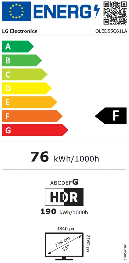 LG OLED55C61LA
