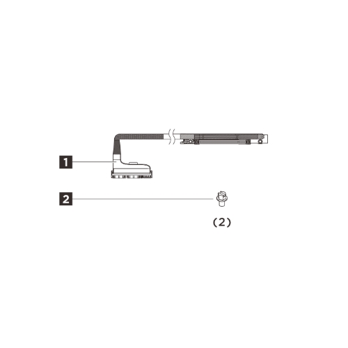 Lenovo ThinkSystem SR650/a V4 x16 Gen5 High Power Cable Riser Slot 3 & 6 Option Kit