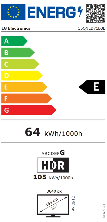 LG 55QNED71B3B.