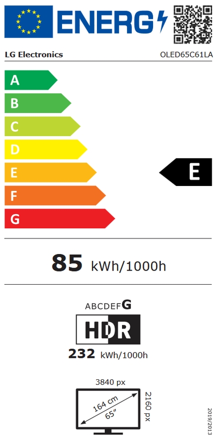 LG OLED65C61LA