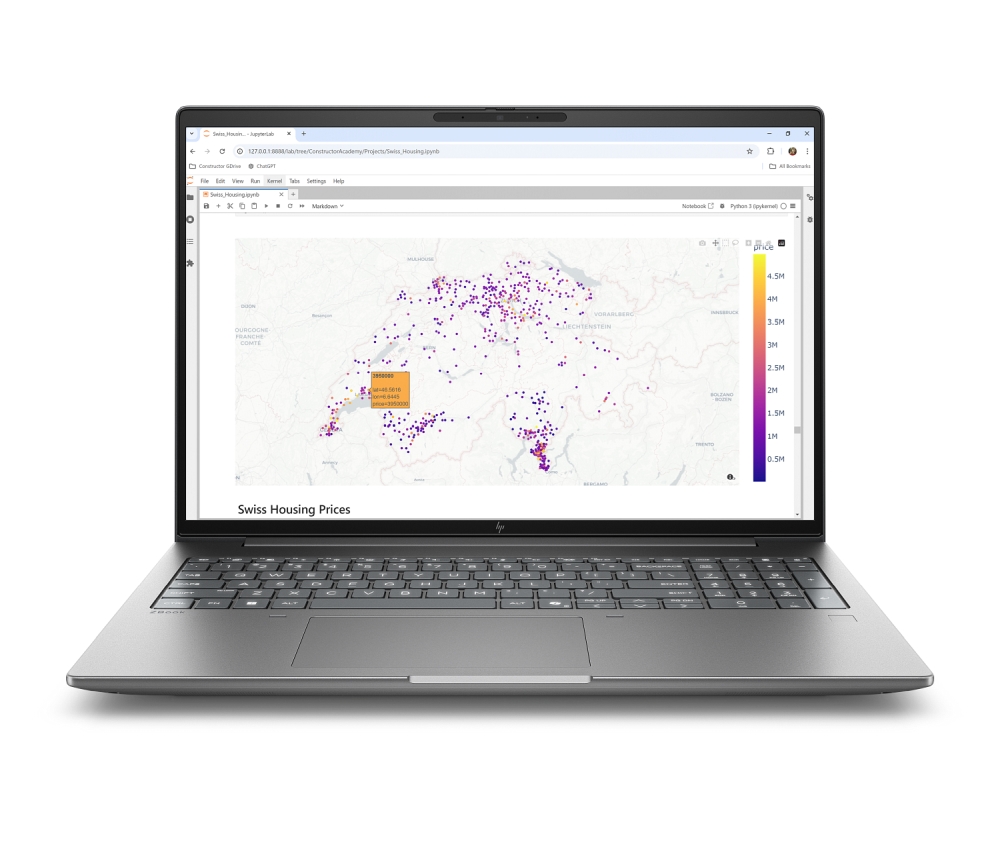 HP ZBook X G2i AI 16" Meteor Silver