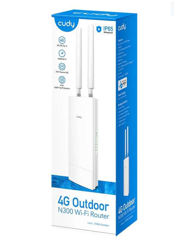 Cudy LT400 Outdoor 4G LTE Cat 4 N300 Wi-Fi Router