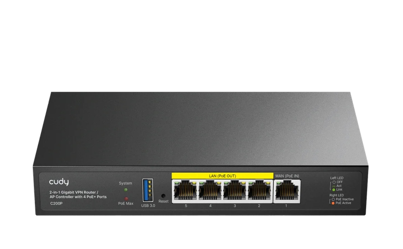 Cudy C200P 2-IN-1 AP Controller
