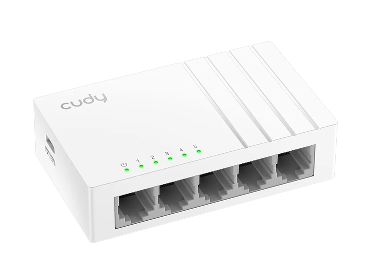 Cudy FS105D 5-Port 10/100 Mbps Desktop Switch