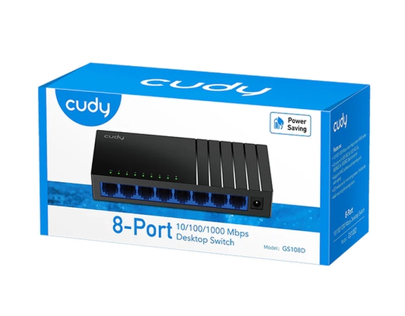 Cudy GS108D 8-Port Gigabit Desktop Switch