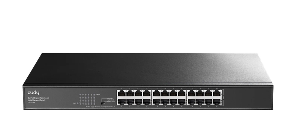 Cudy GS1024E 24-Port Gigabit Rackmount Light Managed Switch