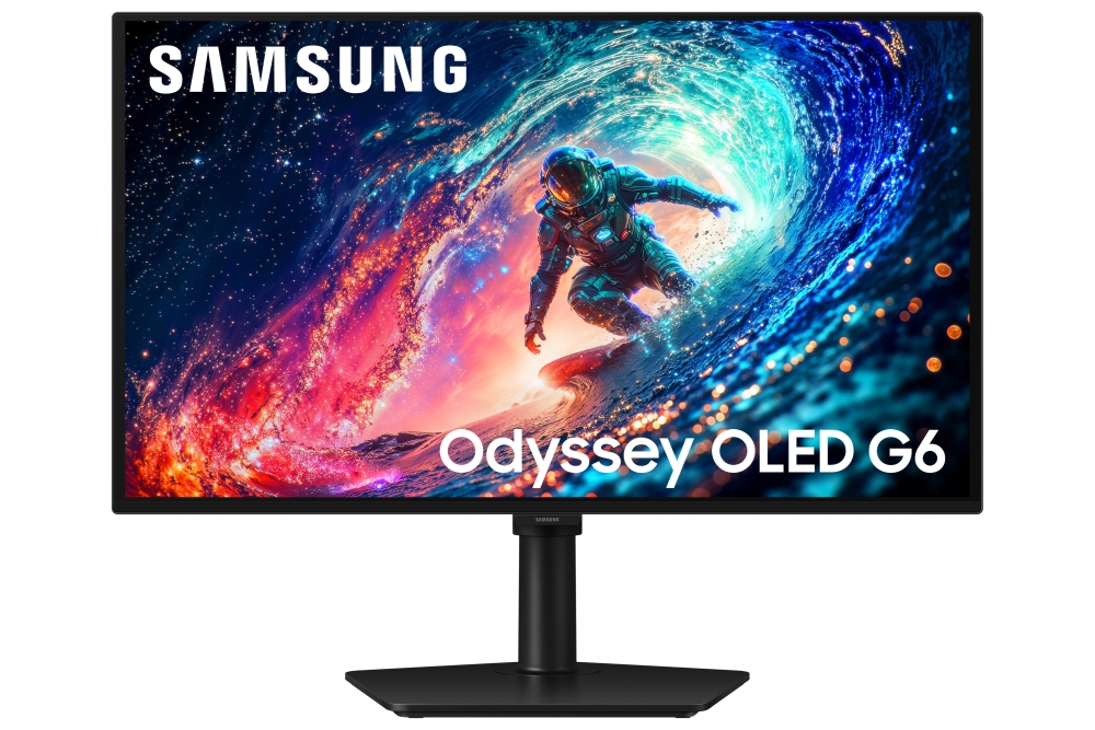 Samsung 27" LS27HG612SU Odyssey QD-OLED G6 QHD 2560x1440 0.03ms 240Hz Glare Free Black
