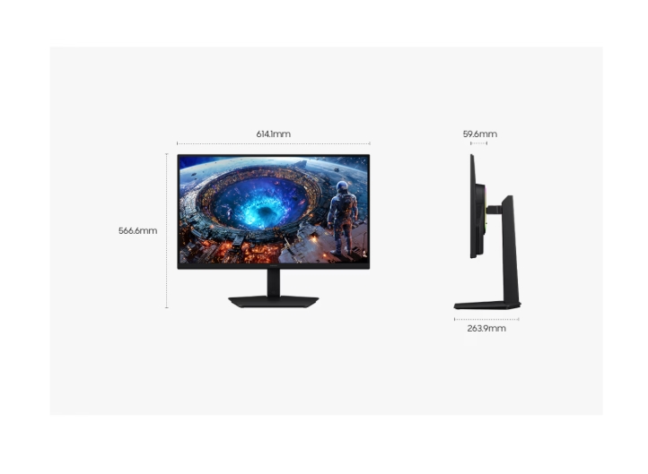 Samsung 27'' LS27HG806SU Odyssey IPS G8 5K 5120 x 2880 180Hz / QHD 360Hz Black