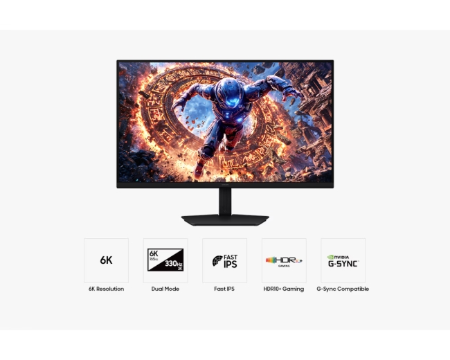 Samsung 32'' LS32HG802SU Odyssey IPS G8 6K 6144x3456 1ms 165Hz Black