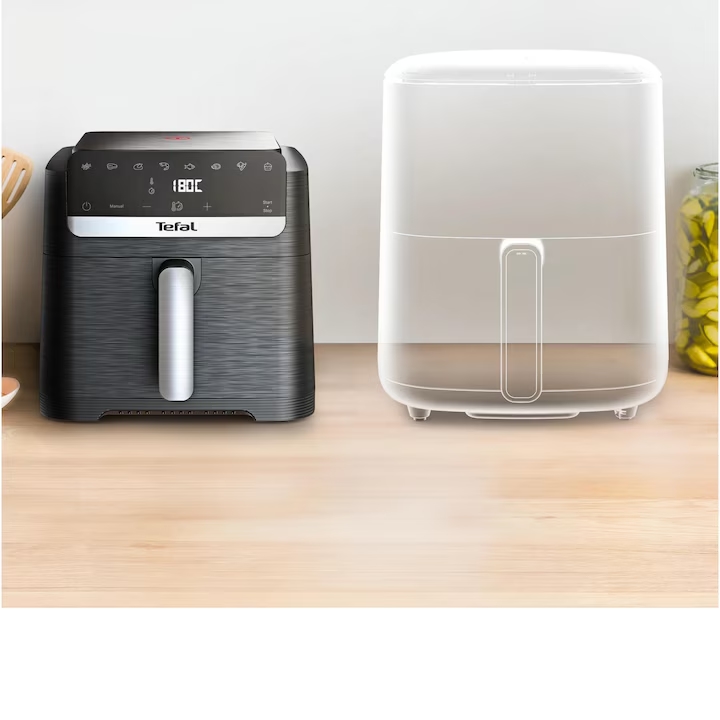 Tefal EY8618E0 Easy Fry Mega Compact Blk Eu
