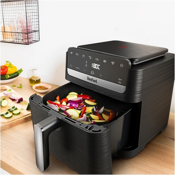 Tefal EY8618E0 Easy Fry Mega Compact Blk Eu