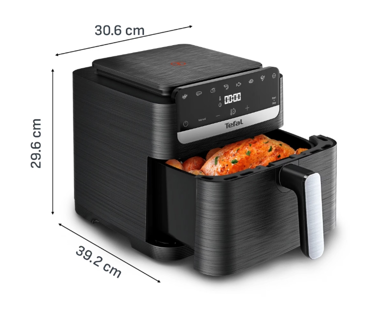 Tefal EY8618E0 Easy Fry Mega Compact Blk Eu