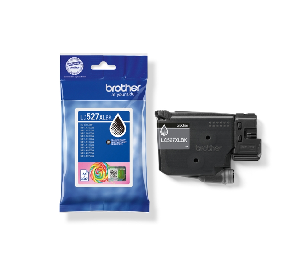 Brother LC527XLBK Black Ink Cartridge for MFCJ5010DW/MFCJ5110DW - 3000 page yield