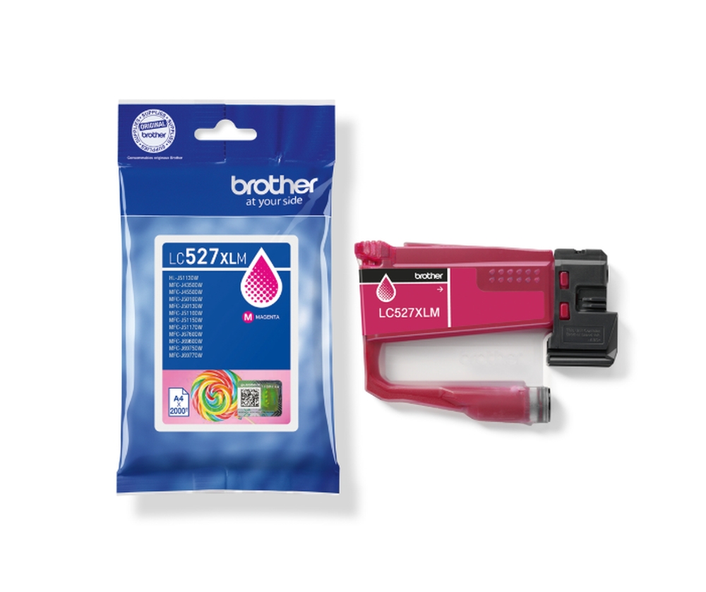 Brother LC527XLM Magenta Ink Cartridge for MFCJ5010DW/MFCJ5110DW - 2000 page yield