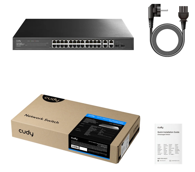 Cudy GS1028ES2 26-Port Gigabit Easy-Managed Switch