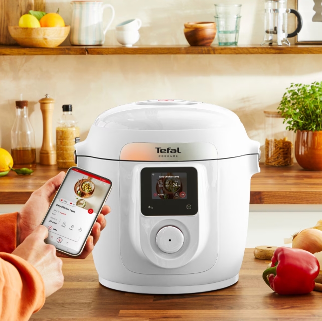 Tefal CY9621F2 Epc Cook4Me 10In1 W/O Grid Wht