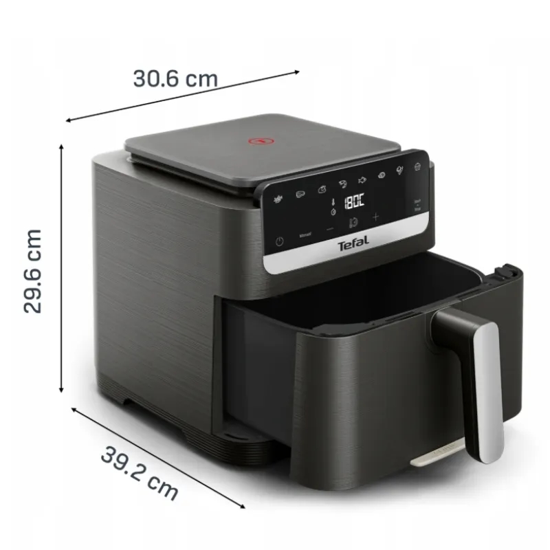Tefal EY866HE1 Mega Compact Detach. Front + Ac
