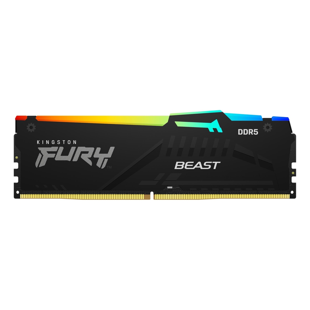 Kingston FURY Beast RGB 32GB (2x16GB) DDR5 6000 MHz CL30 Black