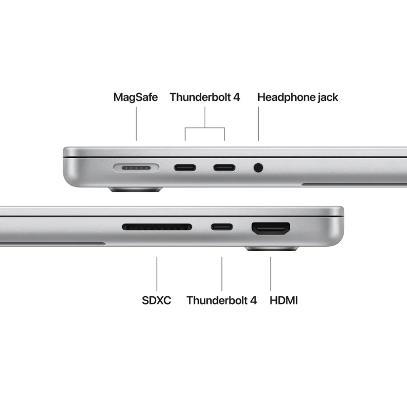 Apple 14-inch MacBook Pro: Apple M5 chip with 10-core CPU and 10-core GPU