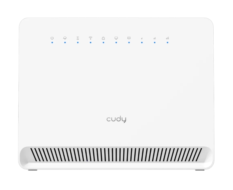 Cudy LT500E Wi-Fi 4G LTE Cat.4 Router AC1200 Wi-Fi build-in 4G LTE modem 4 10/100M RJ45 Ports Nano SIM Slot