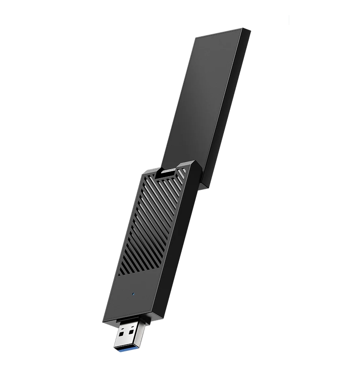 Cudy WU5400 Tri-Band Wi-Fi 6/6E AX5400 USB 3.0 Adapter 802.11ax/ac/a/b/g/n 2402Mbps at 6GHz 2402Mbps at 5Ghz 574Mbps at 2.4GHz